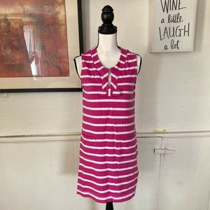 Kate Spade Pink Stripe Bow Dress